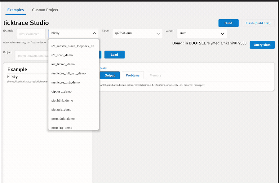 ticktrace Studio companion app